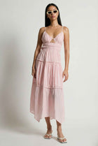 The Aria Cutout Tiered Maxi
