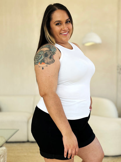 Round Neck Slim Tank