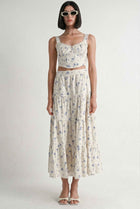 The Eliana Floral Corset Top