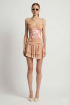 The Elodie Mixed-Media Corset Mini