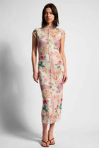 The Isabella Mesh Column Dress