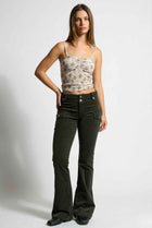 The Ivy Floral Velvet Cami