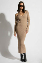 The Keaton Cutout Knit Midi