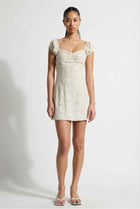 The Maeve Mixed-Media Eyelet Mini