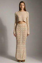 The Siren Crochet Mermaid Maxi Skirt