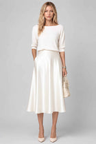 The Amaya Satin Skirt