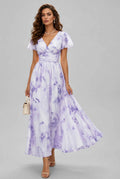 The Aurelia Floral Chiffon Dress