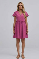 The Delia Buttoned Mini