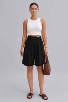 The Kyoto Pleated Short