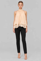 The Lyra Chiffon Bow Blouse