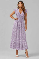 The Maia Flutter Sleeve Maxi