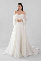 The Margaux Pleated Chiffon Dress