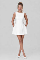 The Noémi Pearl Bow Dress