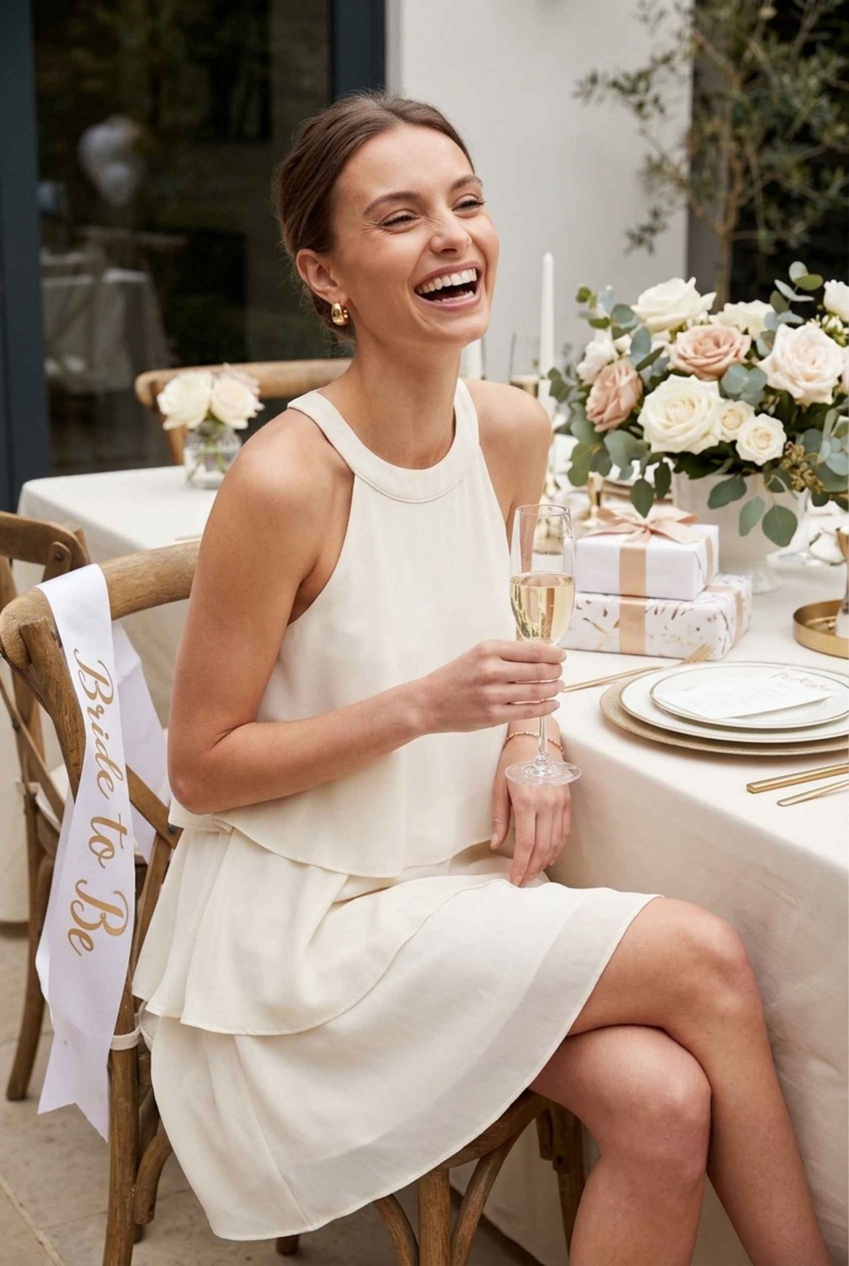 The Opal Flounce Dress