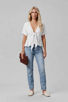 The Paloma Tied Peplum Top