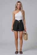 The Piper Pleated Short