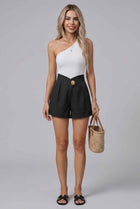 The Piper Pleated Short