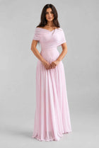 The Rosaline Chiffon Draped Dress