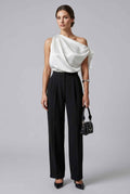 The Seraphina Satin Blouse