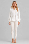 The Sutton Peplum Blouse