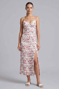 The Thalia Floral Slip Midi