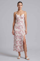The Thalia Floral Slip Midi