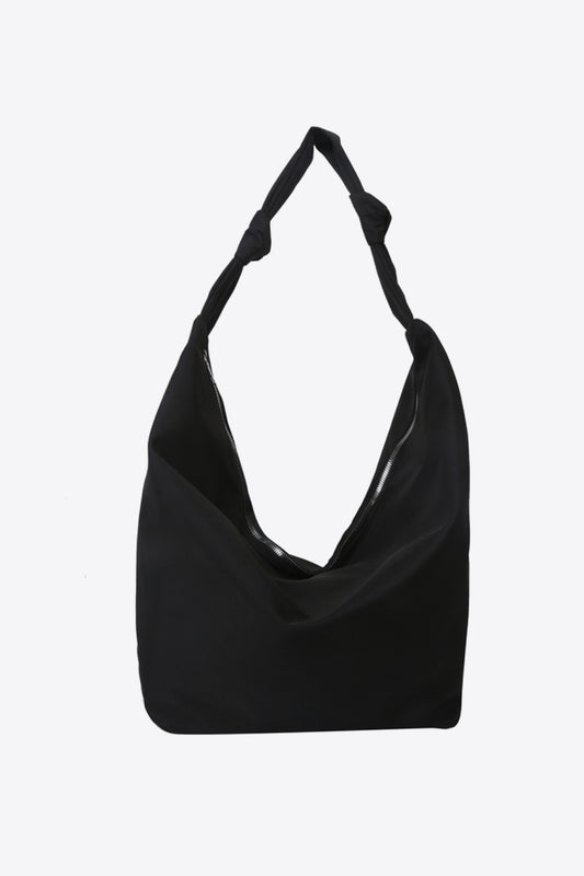 Stylish Nylon Crossbody Bag with a unique knot design and spacious interior for daily use
